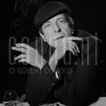 11-12-1985 Leonard Cohen in Rotterdam, The Netherlands. December 11, 1985.

[keywords]Posed, Headshot, Eye contact, Black & White image, Smoking[/keywords]